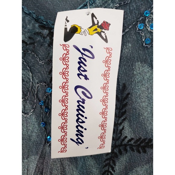 Just Cruising Dress Tent One Size Short Sleeve Tunic Earth Tones Brown Boho - Picture 8 of 8